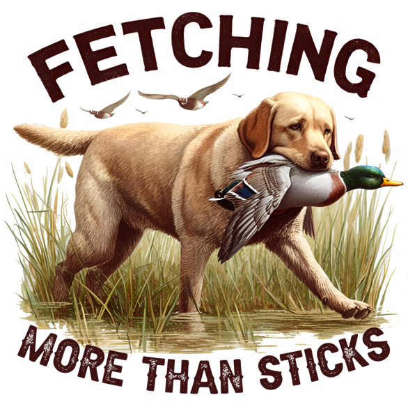 Fetching More Than Sticks Print