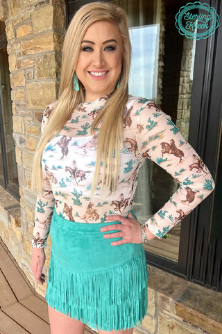 Chisholm Trail Mesh Top