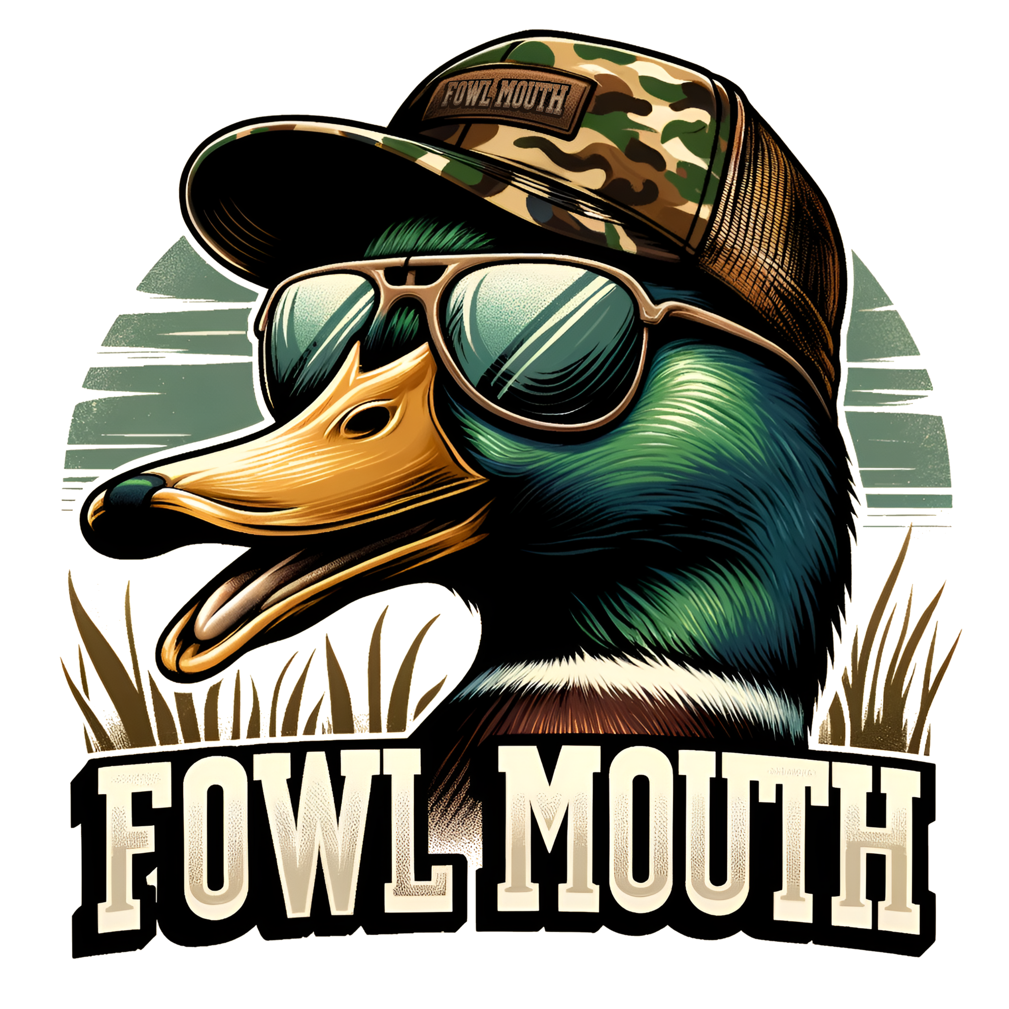 Fowl Mouth Print