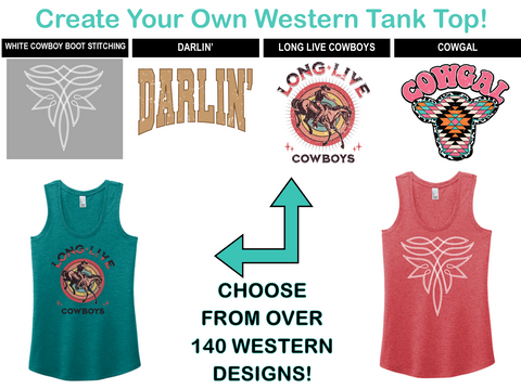 Create-Your-Own Western Tank Top