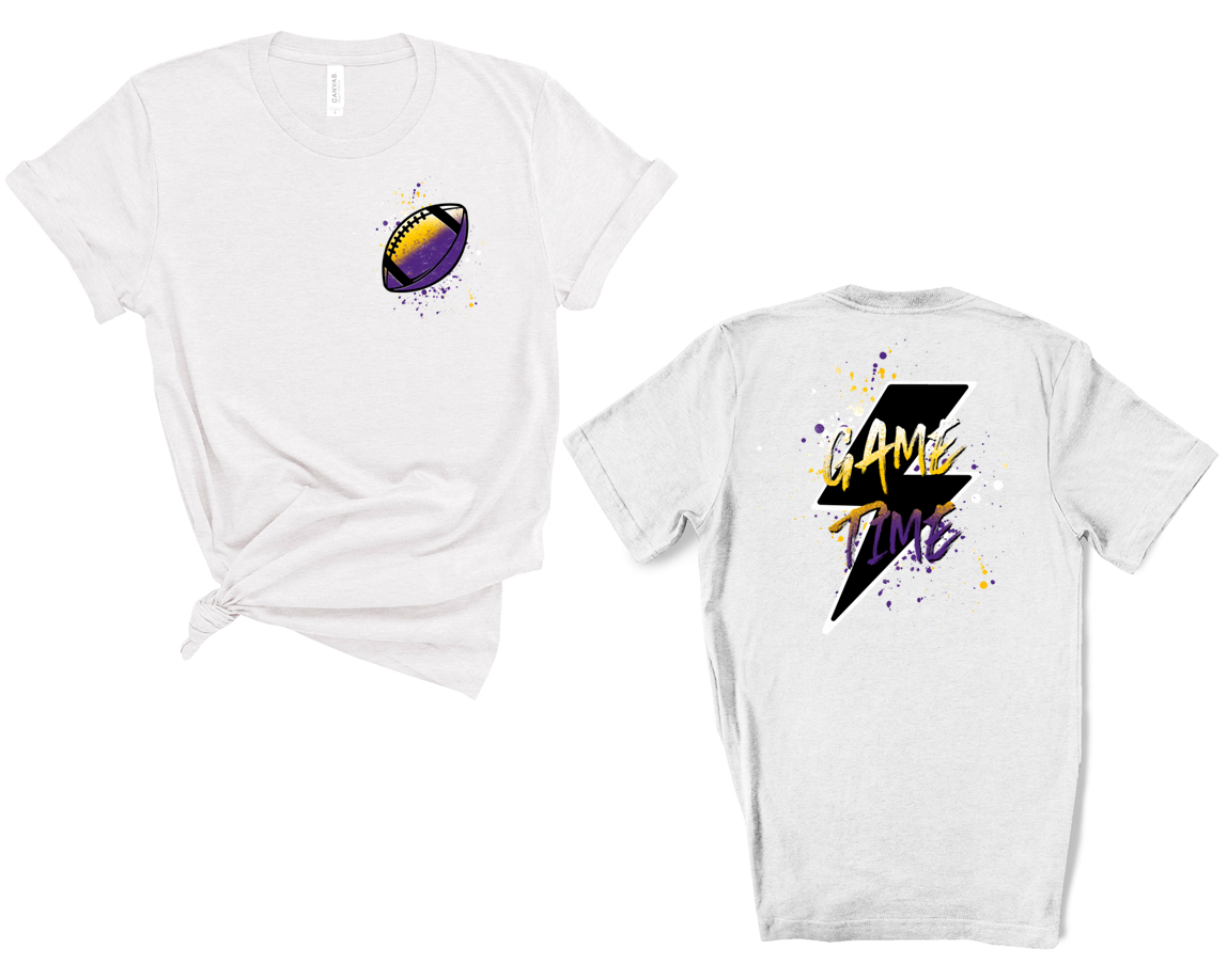 Gold/Purple Game Time Prints