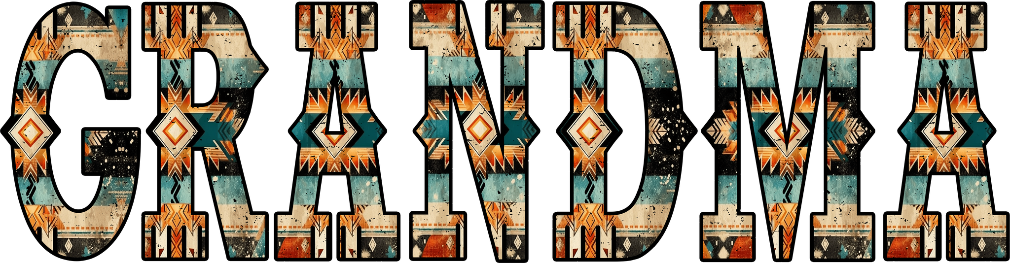 Aztec Grandma Print