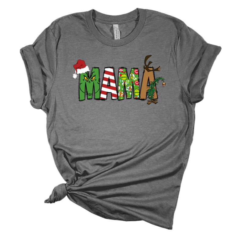 Grinch Mama/Mini Tee