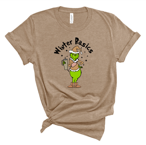 Grinch Winter Basics Tee