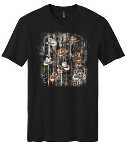 Grunge Cowboy Hat Tee