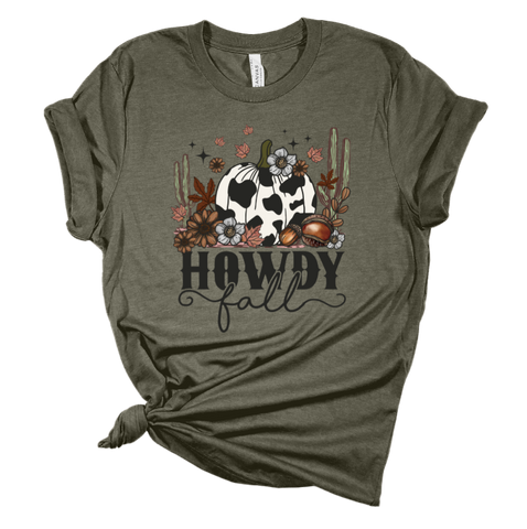 Howdy Fall Pumpkin Transfer