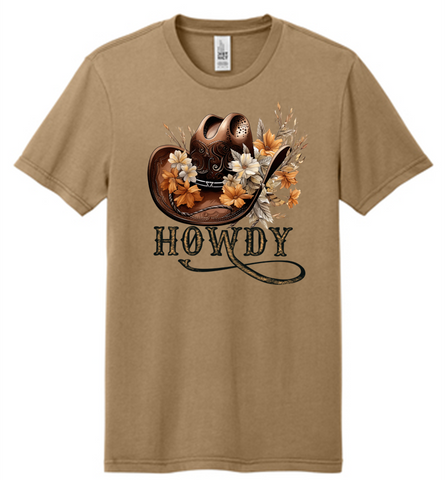 Howdy Floral Hat Tee