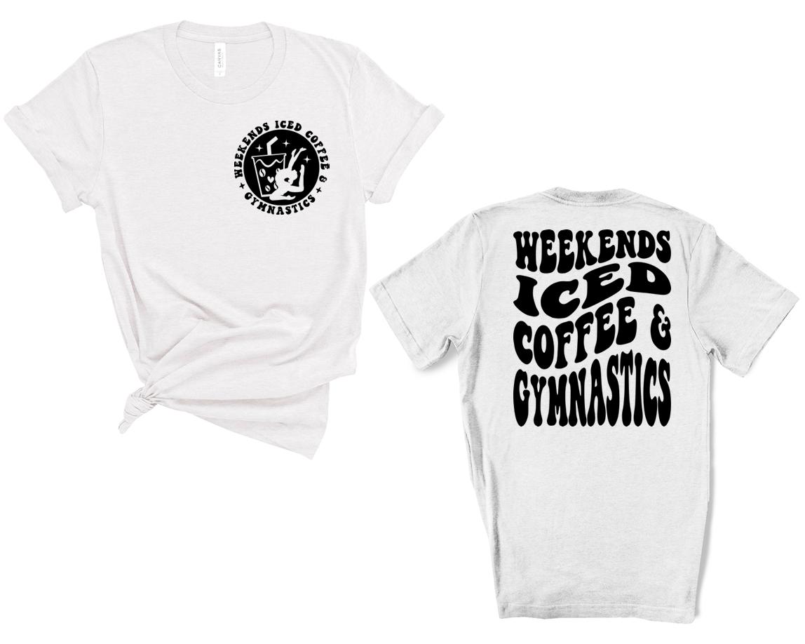 Iced Coffee Gymnastics Print