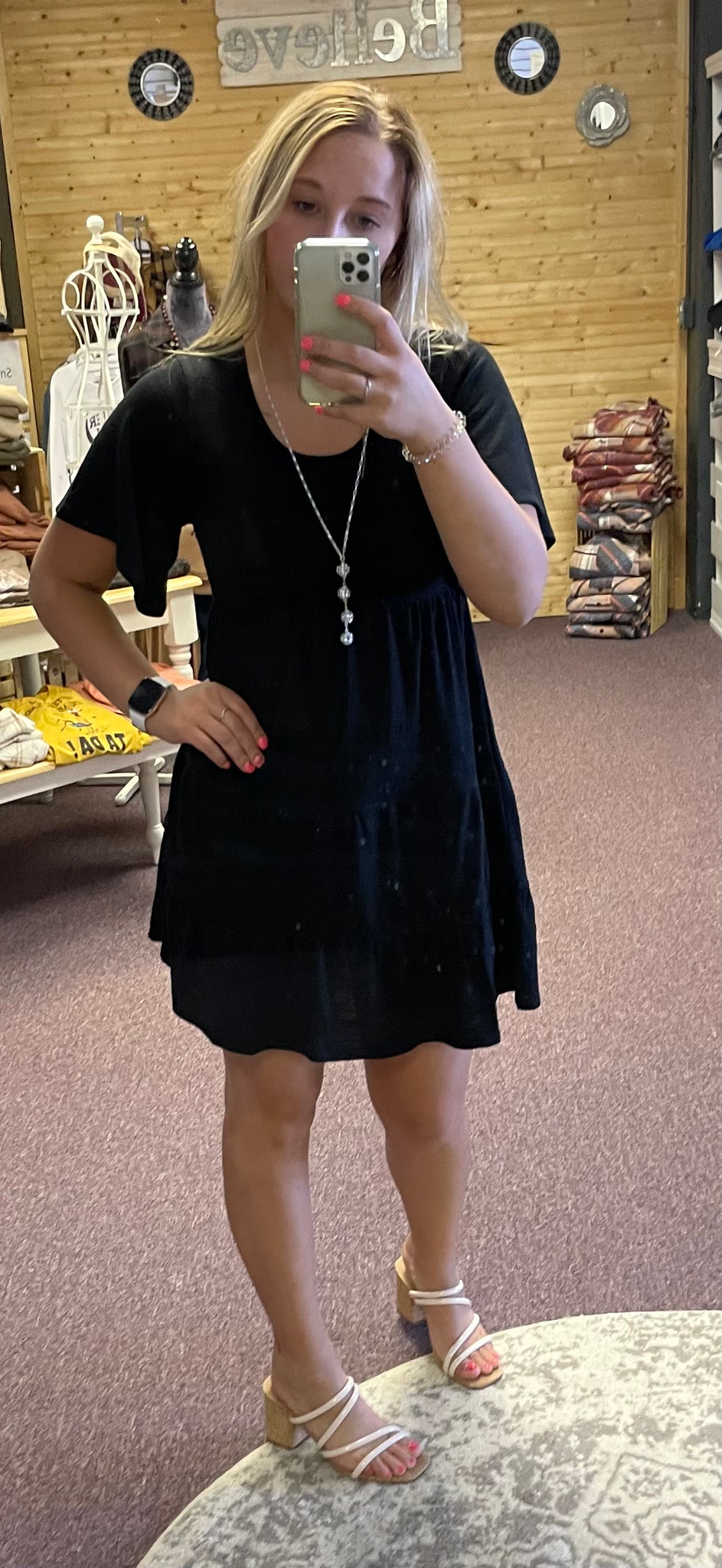 Black Pretty Anywhere Dress