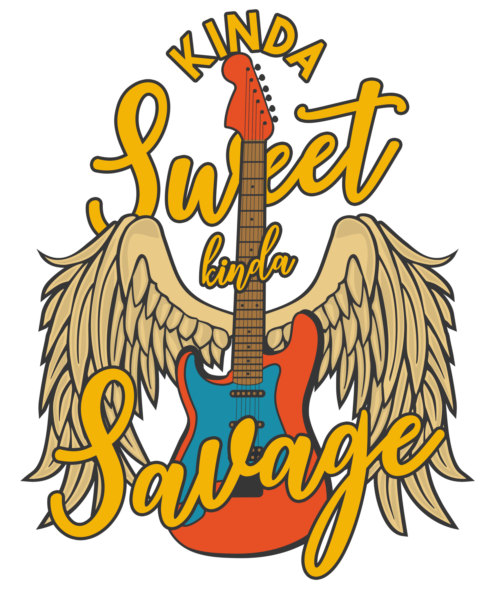 Kinda Sweet Kinda Savage Print