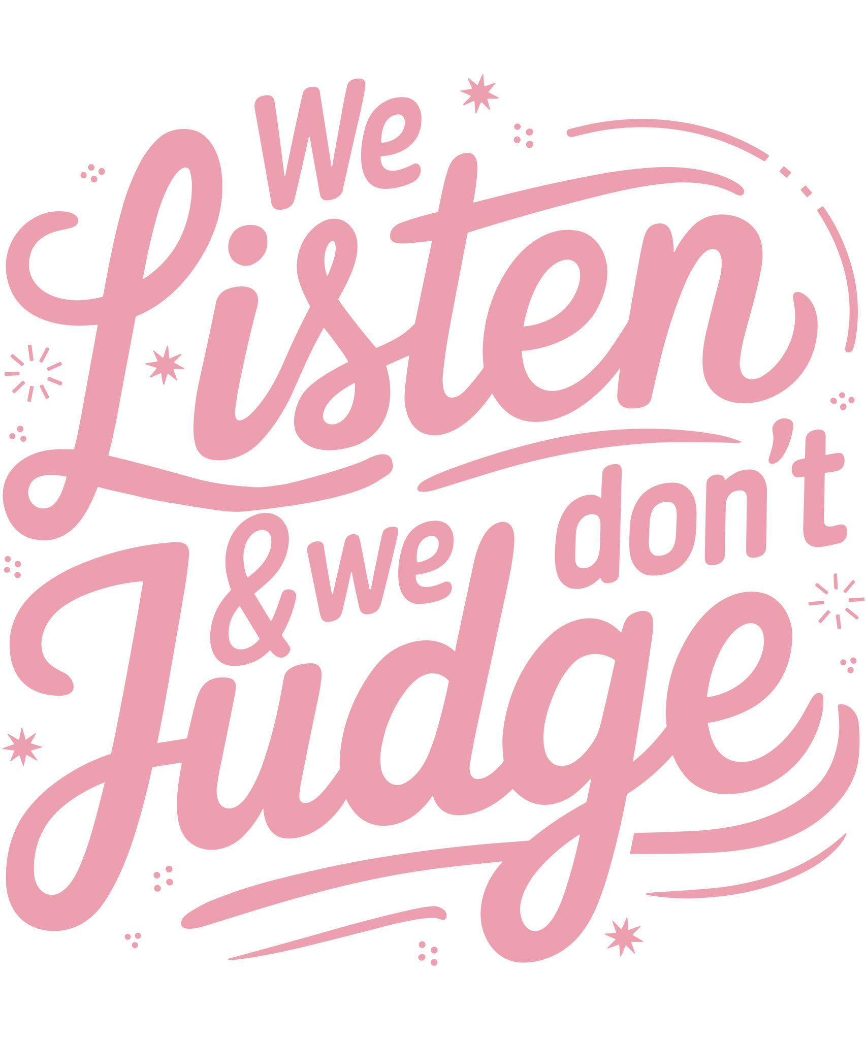 Listen & Don't Judge Print