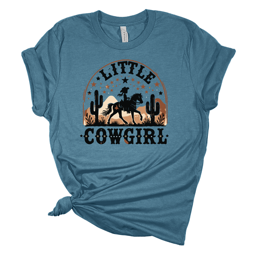 Little Cowgirl Rhinestone Tee