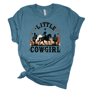 Little Cowgirl Rhinestone Tee