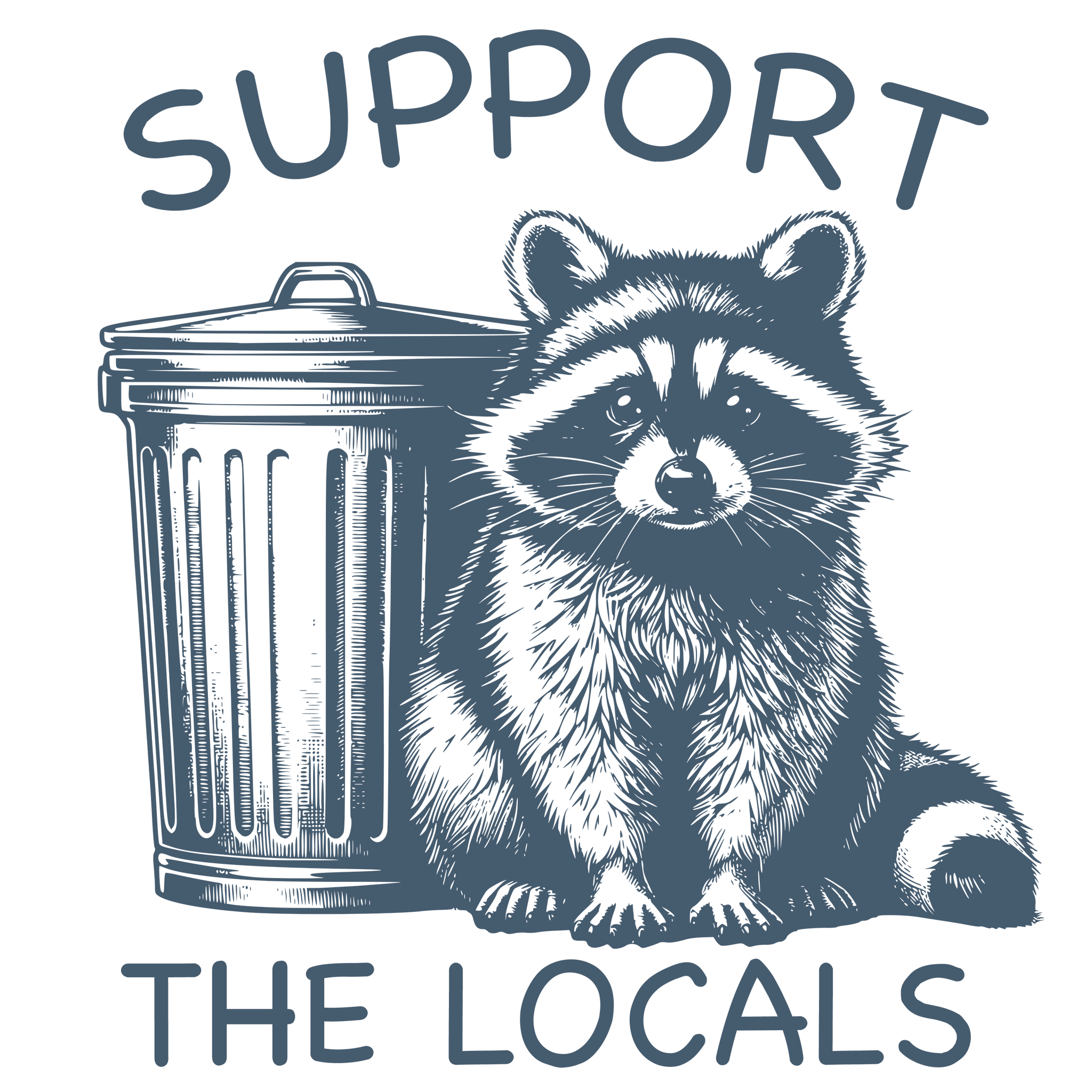 Support The Locals Print