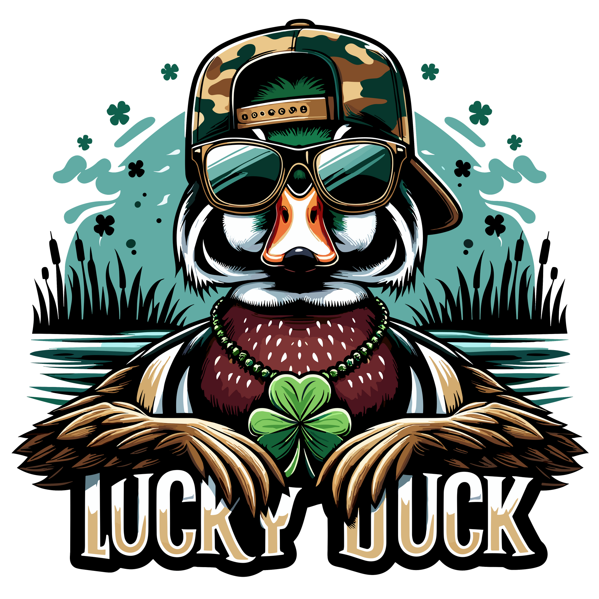 Lucky Duck Print