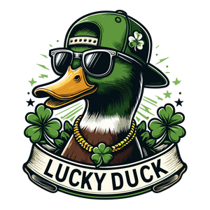 Lucky Duck Scroll Print