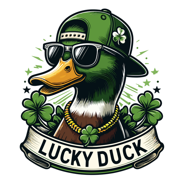 Lucky Duck Scroll Print