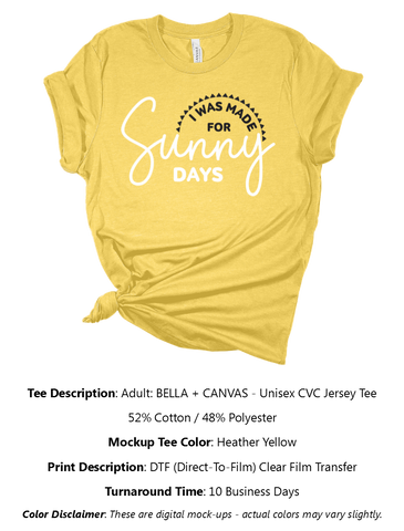 Made For Sunny Days T-Shirt Pack