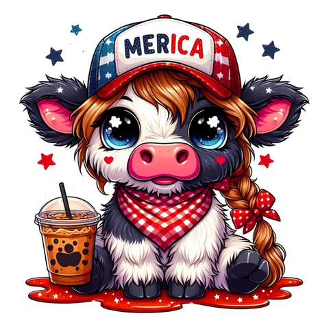 Merica Highlander Print