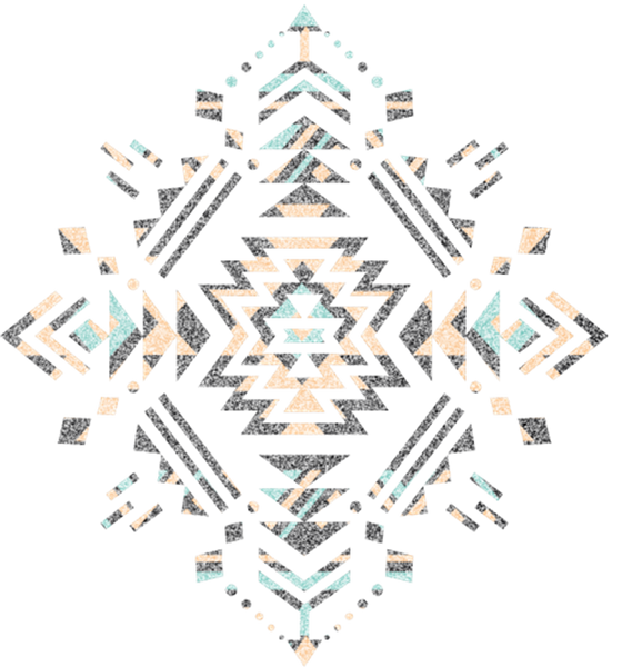 Aztec Grunge Print