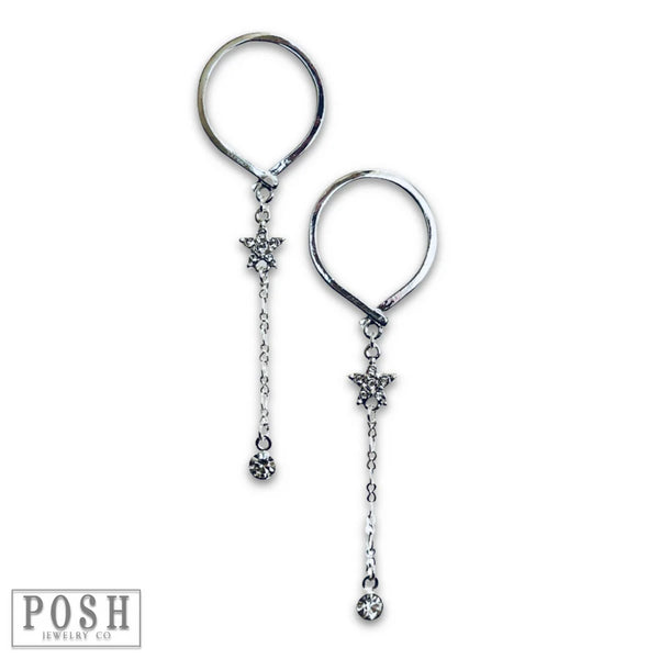 Posh Assorted Silver Dangle Earrings