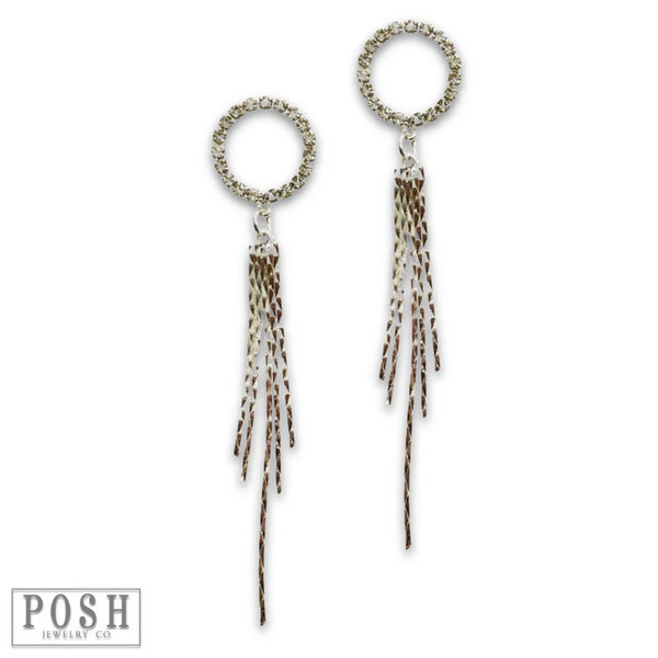 Posh Assorted Silver Dangle Earrings