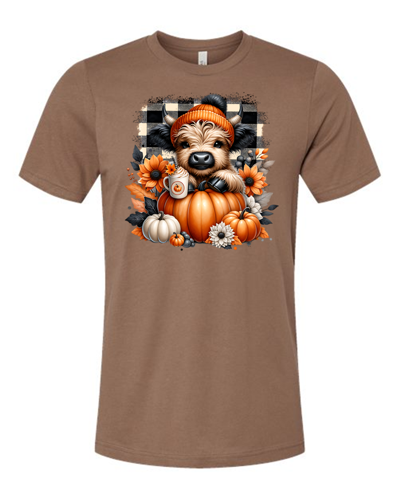 Plaid Pumpkin Highlander Tee