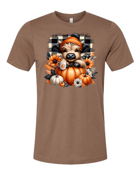 Plaid Pumpkin Highlander Tee