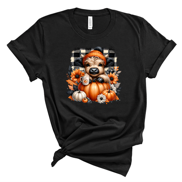 Plaid Pumpkin Highlander Tee