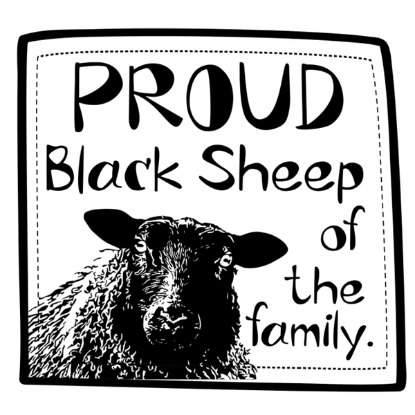 Proud Black Sheep Print