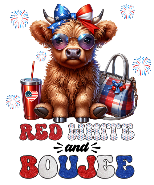 Red, White, & Boujee Print