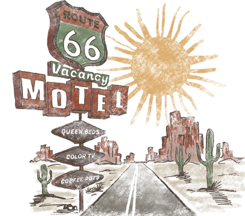 Route 66 Motel Print