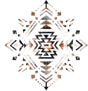 Aztec Grunge Print
