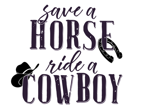 Ride A Cowboy Print