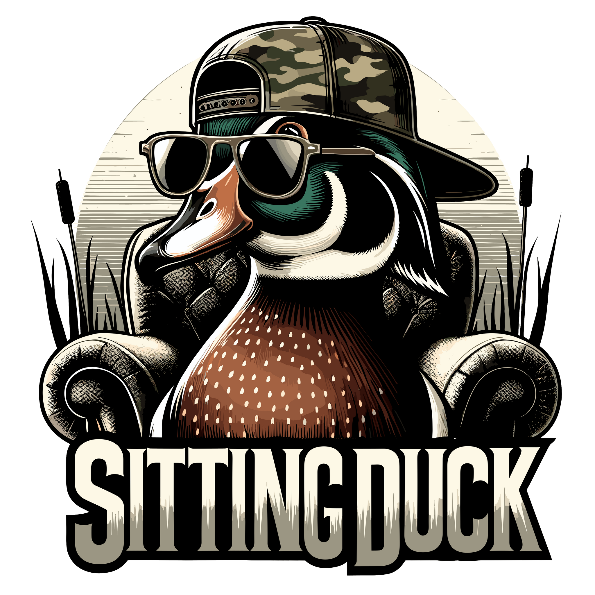 Sitting Duck Print