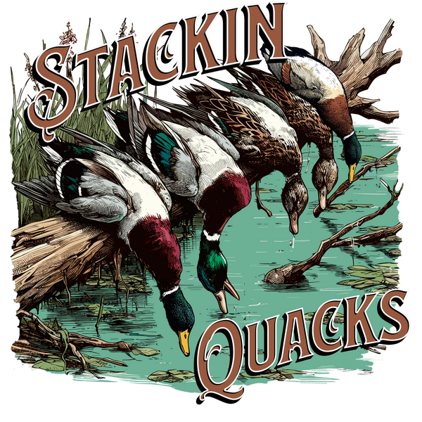 Stackin Quacks Print