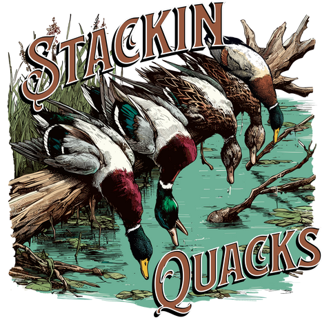 Stackin Quacks Print