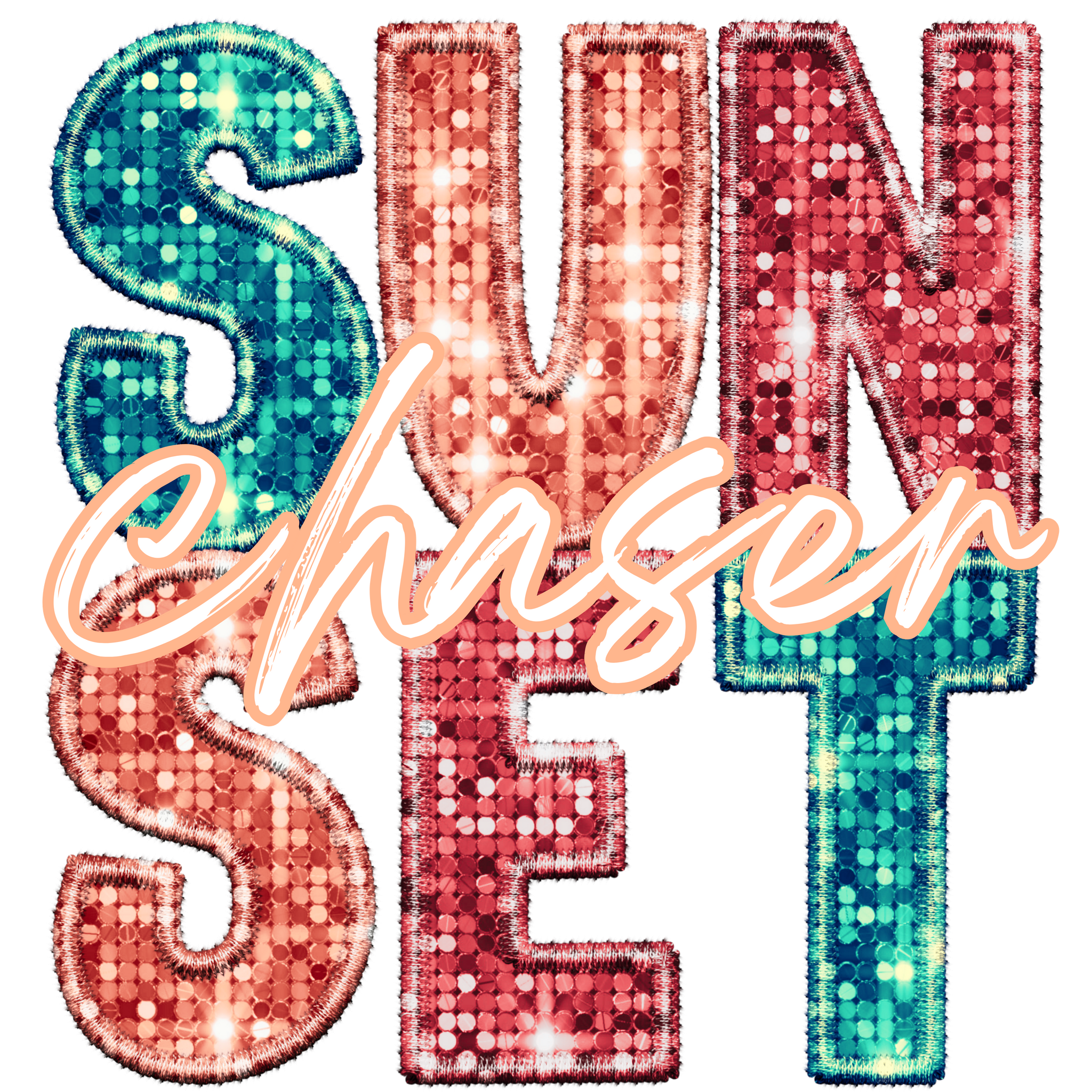 Sunset Chaser Sequin Print