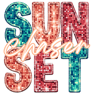 Sunset Chaser Sequin Print