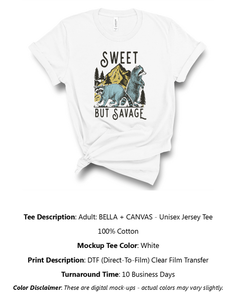 Sweet But Savage T-Shirt Pack