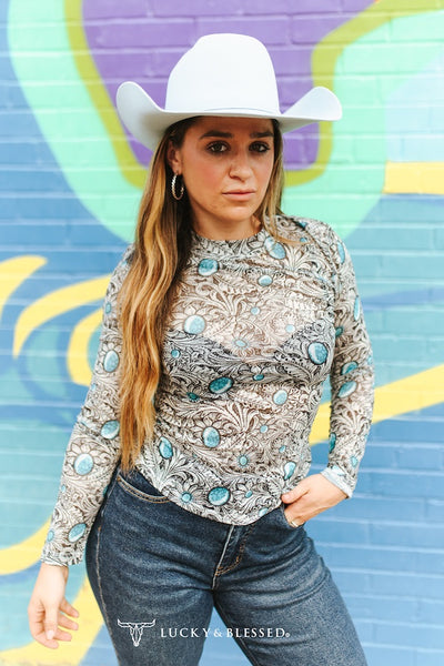 Pattern Mesh Tops