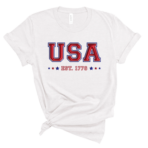 USA EST 1776 Tee