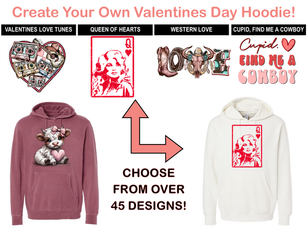 Create-Your-Own Valentines Day Hoodie