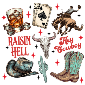 Rasin Hell Collage Print