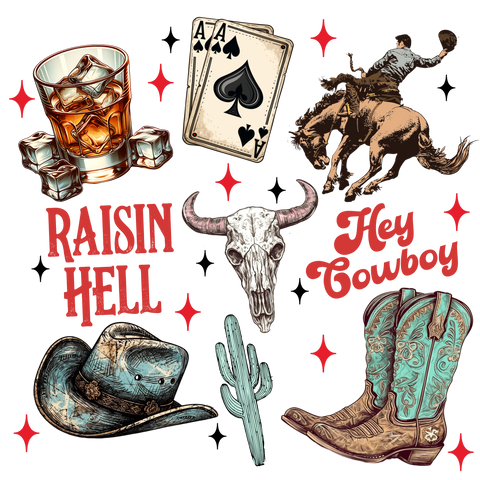Rasin Hell Collage Print
