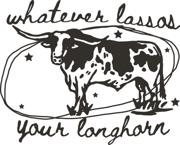 Lassos Your Longhorn Print