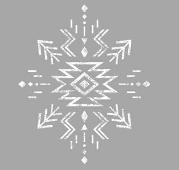 Aztec Grunge Print