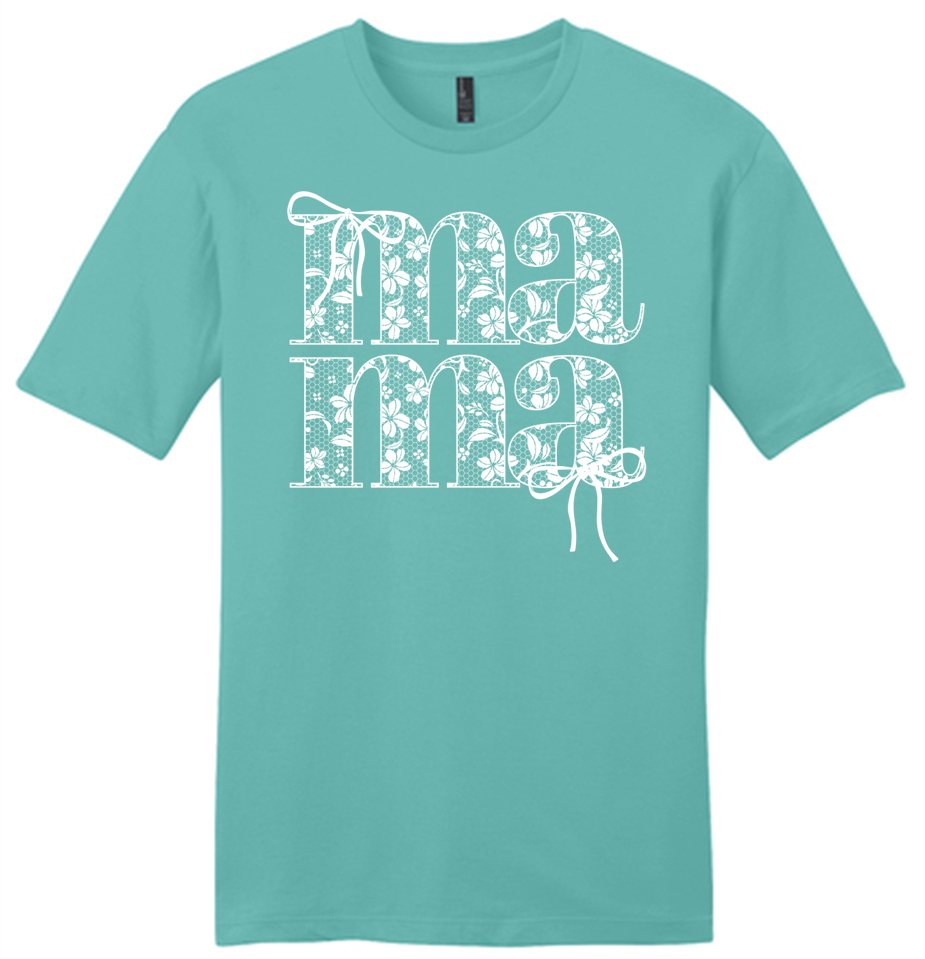 White Lace Mama Tee
