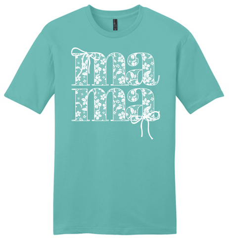 White Lace Mama Tee