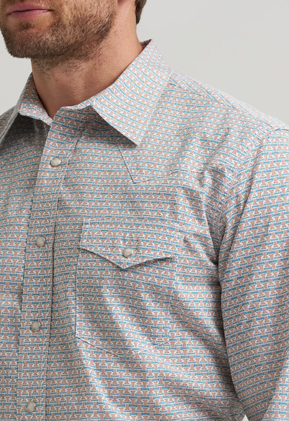 Wrangler Men's 20X Advanced Comfort Long Sleeve Shirt - RB/T